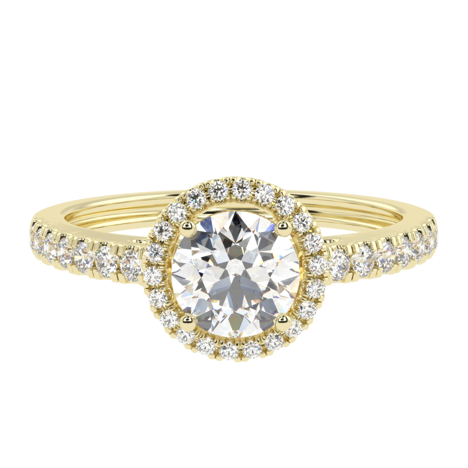 Buy Natural Diamond Studded Ring at Solitairekart